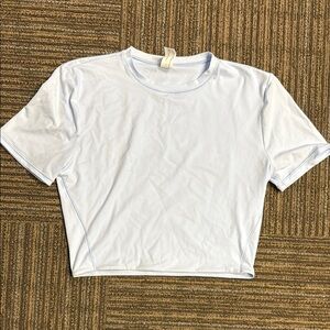 lululemon athletica Soft Blue Short Sleeve Tee size medium